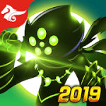 League of Stickman 2019 Ninja Arena PVP (Dreamsky) v5.9.0 Mod (Free Shopping / Skill no cooldown) Apk + Data