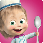Masha and Bear Cooking Dash v1.3.3 Mod (Unlocked) Apk