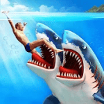 Double Head Shark Attack Multiplayer v8.7 Mod (Unlimited Money) Apk