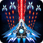 Space shooter Galaxy attack Galaxy shooter v1.450 Mod (Unlimited Diamonds + Cards + Medal) Apk
