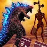 Monster Smash City Godzilla vs Siren Head v1.0.4 Mod (Unlimited Gold Coins + No Ads) Apk