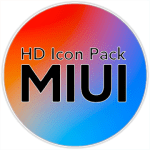 MIUl Circle Fluo  Icon Pack v2.5.2 APK Patched