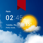 Transparent clock weather Pro v5.25.1 Premium APK