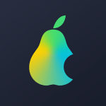 iPear Black  Icon Pack v1.2.6 APK Patched