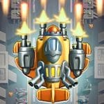 HAWK Airplane Space games v42.1.30886 MOD (Damage) APK
