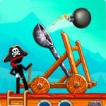 The Catapult Castle Clash with Stickman Pirates v7.2.4 MOD (Unlimited Money) APK
