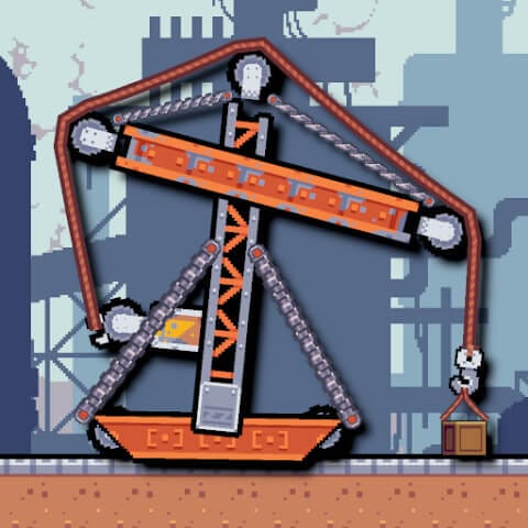 Tiny Construction Crane Craft v1.0.4 MOD (Unlimited money) APK icon