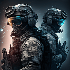 Commando Strike Offline Game v1 MOD (God Mode, Dumb Enemy) APK icon