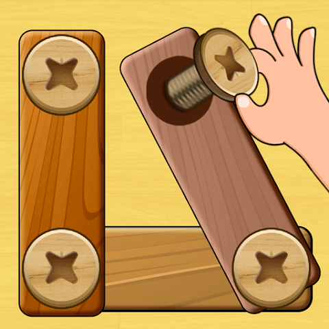 Wood Nuts & Bolts Puzzle v6.0 MOD (Unlimited Money) APK icon